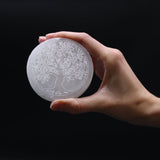 Tree of Life Charging Plate Selenite 8cm - SHAMTAM.COM