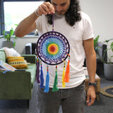 Dreamcatcher Vivid Rainbow 22x56cm - SHAMTAM.COM