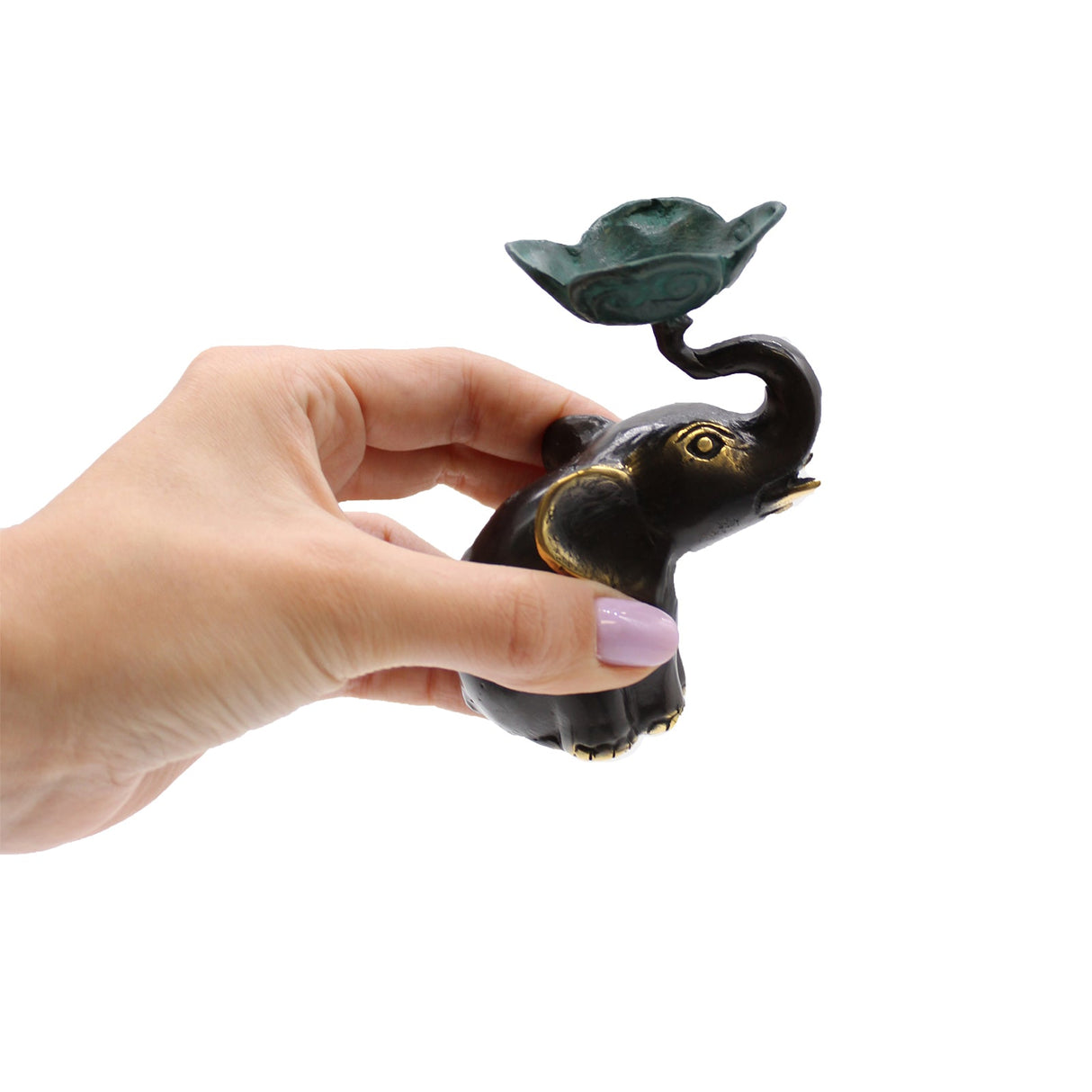 Small Elephant Candle / Incense Holder - SHAMTAM.COM