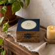 Small Enamelled Box - Virgo — styled in a warm, naturally lit interior