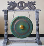 Gong in Stand - 25cm - Greenwash - SHAMTAM.COM