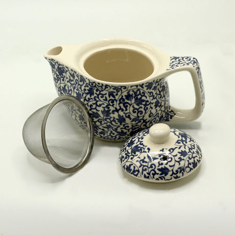 Small Herbal Teapot - Blue Pattern - SHAMTAM.COM