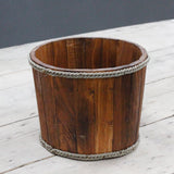 Wooden Bin - Brown 21x29cm - SHAMTAM.COM