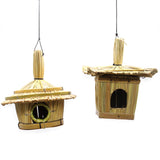 Small Round Seagrass Bird Box 17x17cm - SHAMTAM.COM