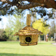 Small Round Seagrass Bird Box 17x17cm - SHAMTAM.COM