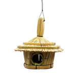 Small Round Seagrass Bird Box 17x17cm - SHAMTAM.COM