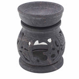 Om Oil Burner Soapstone 8cm - SHAMTAM.COM