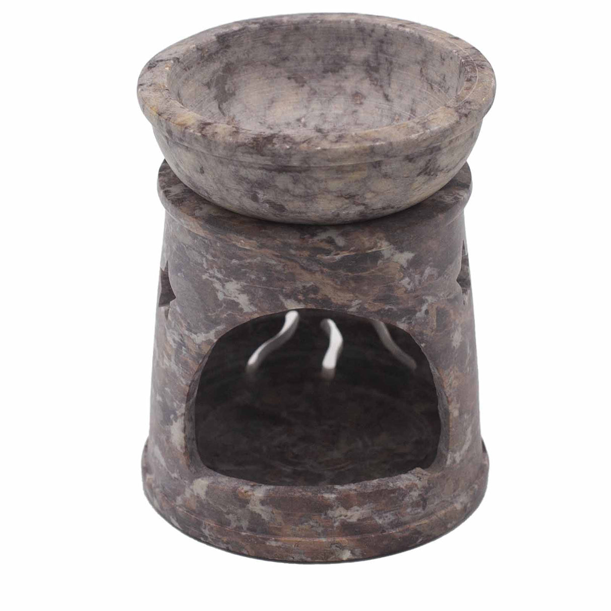 Sun & Stars Oil Burner Soapstone 8cm - SHAMTAM.COM