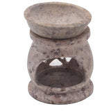 Oil Burner Soapstone 8cm - Three Moon Pentagon - SHAMTAM.COM