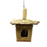 Small Square Seagrass Birdhouse 18x13cm - SHAMTAM.COM