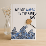 Small Unlined Recycled Notebook With Strap, 200 Pages - SHAMTAM.COM