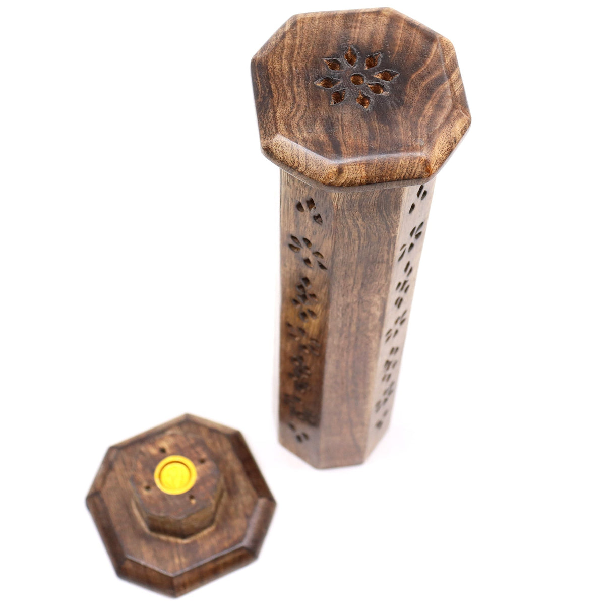 Incense Burner - Smoke Tower - Hex Design - SHAMTAM.COM