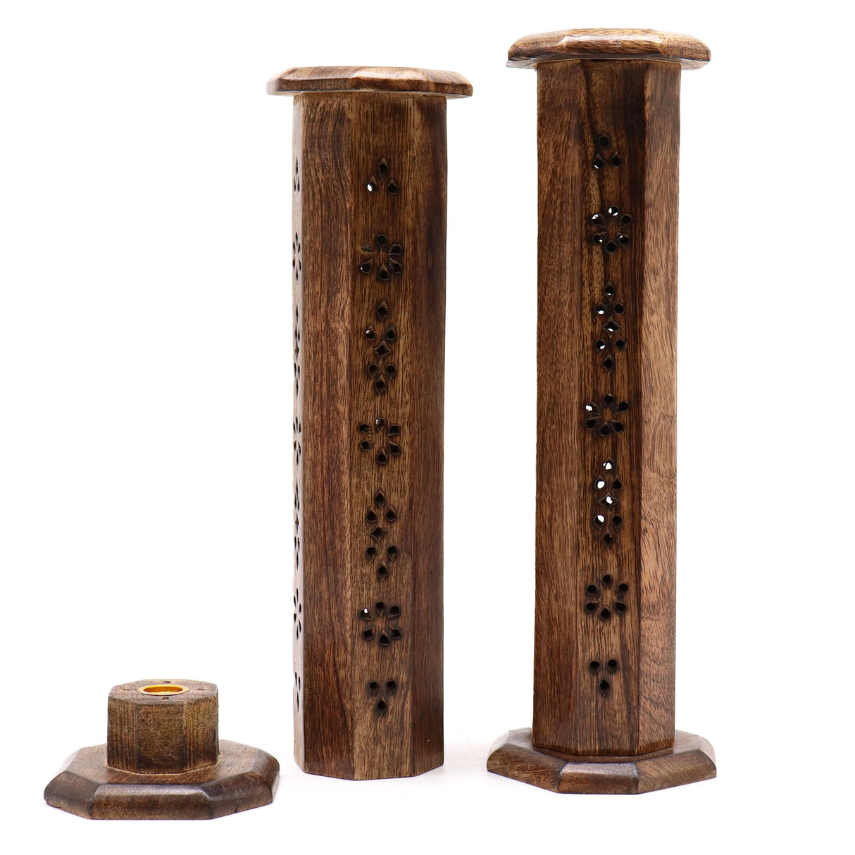 Incense Burner - Smoke Tower - Hex Design - SHAMTAM.COM