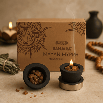 Чаши для окуривания с майянской миррой и шалфеем, Banjara