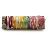 Smudge Stick - 7 Chakras Rose Petals Sage 10 cm (Chakra) - SHAMTAM.COM