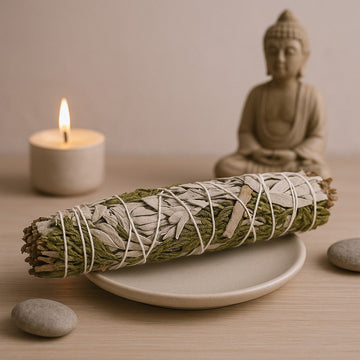 Smudge Stick White Sage and Cedar 22 cm