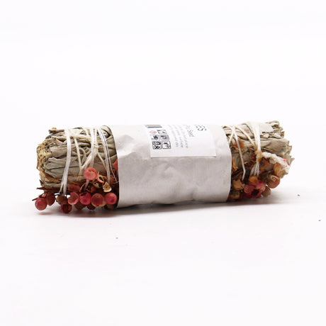 Smudge Stick - White Sage and Pirul Seed - SHAMTAM.COM