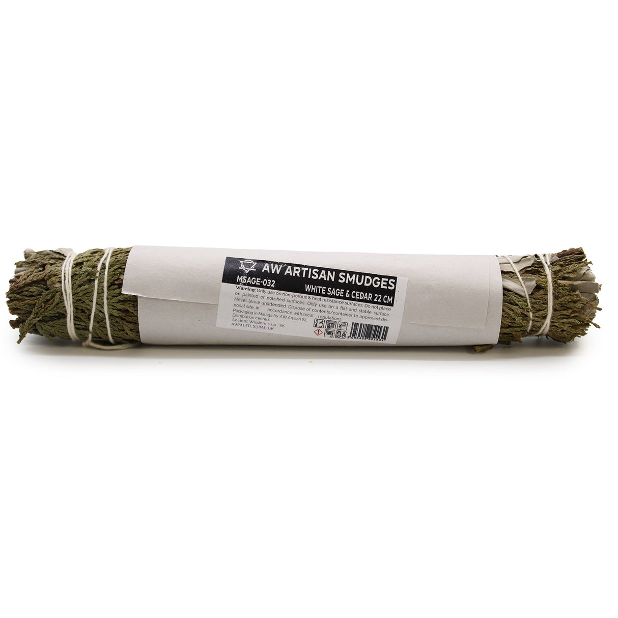 Smudge Stick - White Sage & Cedar 22 cm - SHAMTAM.COM