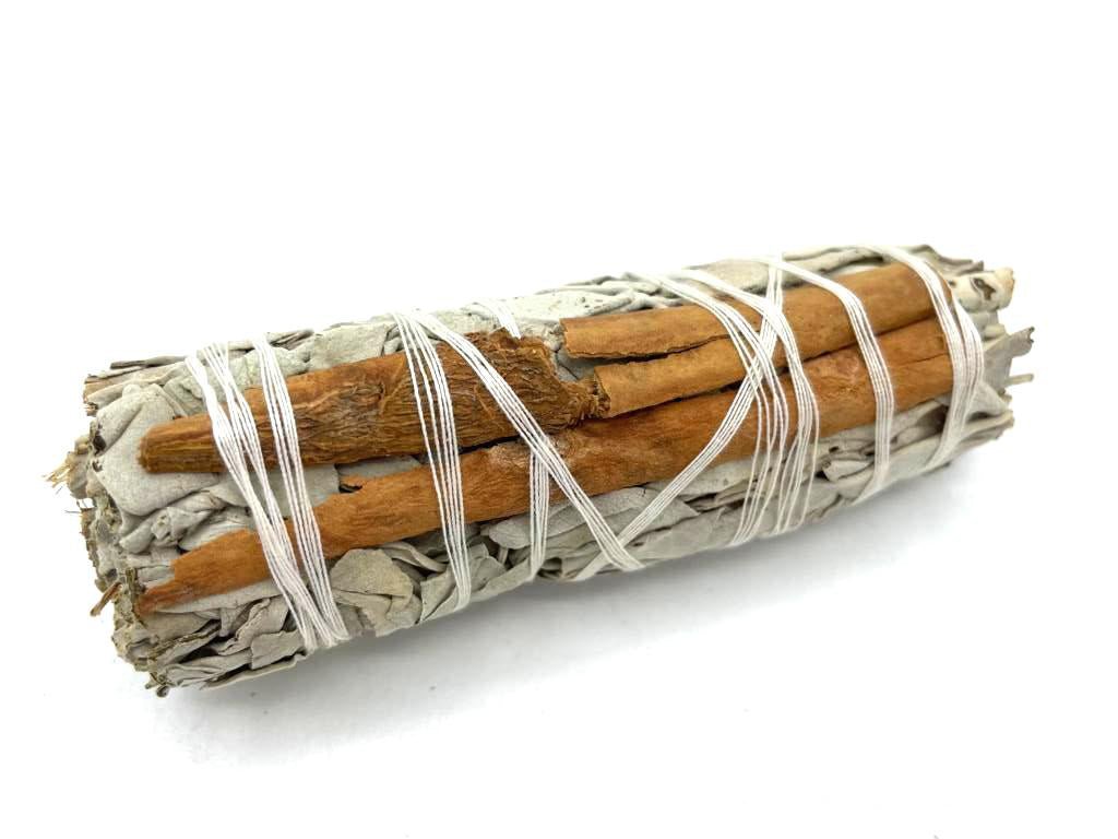 Smudge Stick - White Sage & Cinnamon 10cm - SHAMTAM.COM