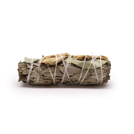 Smudge Stick - White Sage, Eucalyptus and Ginger - SHAMTAM.COM