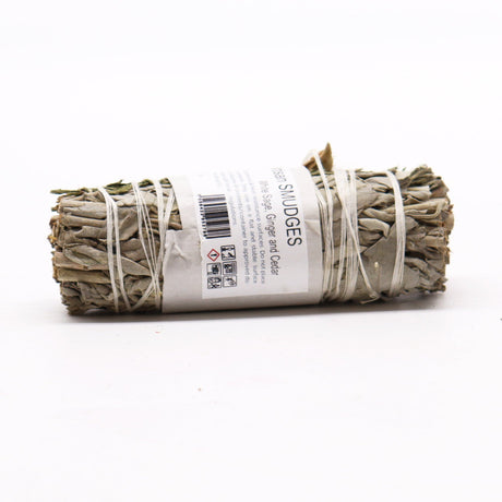 Smudge Stick - White Sage, Ginger and Cedar - SHAMTAM.COM