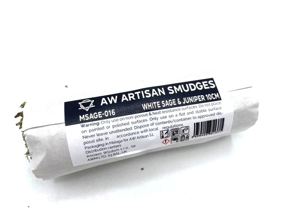 White Sage & Juniper Smudge Stick 10cm - SHAMTAM.COM