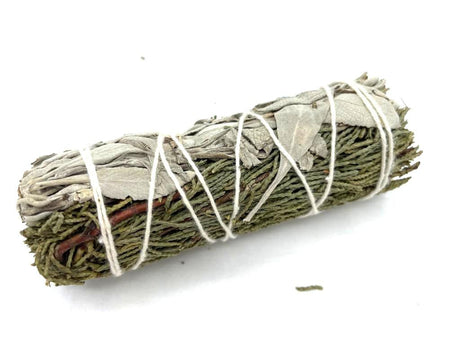 White Sage & Juniper Smudge Stick 10cm - SHAMTAM.COM