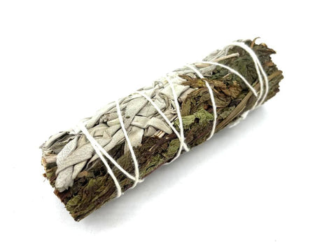 Smudge Stick - White Sage & Peppermint 10cm - SHAMTAM.COM