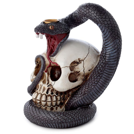 Snake and Skull Backflow Incense Burner - SHAMTAM.COM