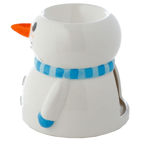 Snowman Oil Burner Shaped Christmas Ceramic - SHAMTAM.COM