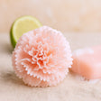 Soap Carnation Flowers Pink Set of 10 - SHAMTAM.COM