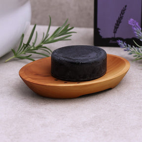 Soap Dish Mahogany Oval - SHAMTAM.COM