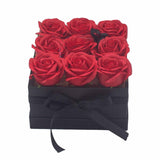 Soap Flower Bouquet, 9 Red Roses - SHAMTAM.COM