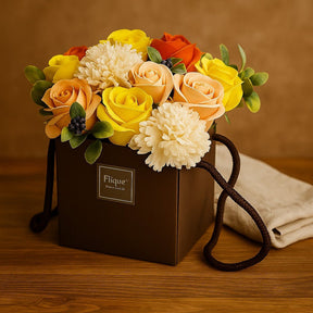 Soap Flower Bouquet, Spring Flowers - SHAMTAM.COM