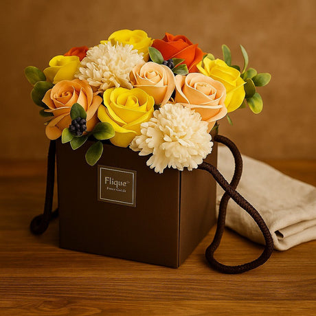 Soap Flower Bouquet, Spring Flowers - SHAMTAM.COM