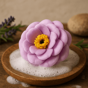 Soap Flowers Camellia Light Purple 10 Pack - SHAMTAM.COM