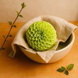 Soap Flowers Small Chrysanthemum Light Green, 10 Pack - SHAMTAM.COM