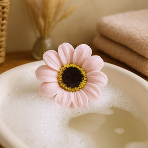 Soap Flowers Small Sunflower Pink, 10 Pieces - SHAMTAM.COM