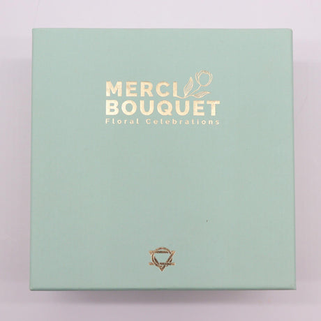 Soap Flowers Square Box - Wedding Blessings - White & Ivory - SHAMTAM.COM