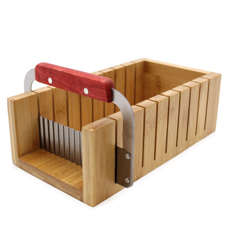 Soap Loaf Cutters 2 - Piece Bamboo Straight and Wavy - SHAMTAM.COM