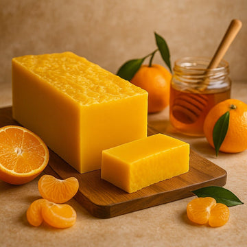 Mýdlová bochník mandarinka a med