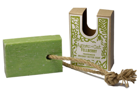 Soap on a Rope Coconut Butter Fellberry - SHAMTAM.COM