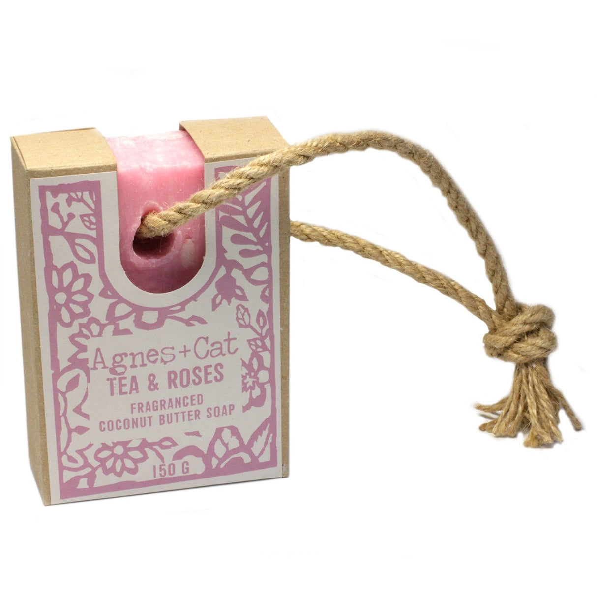 Soap On A Rope - TEA & ROSES - SHAMTAM.COM