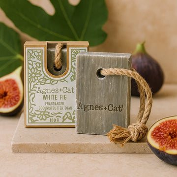 Soap on a Rope White Fig