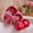 Soap Roses Heart Boxes Set of 3 Pink - SHAMTAM.COM