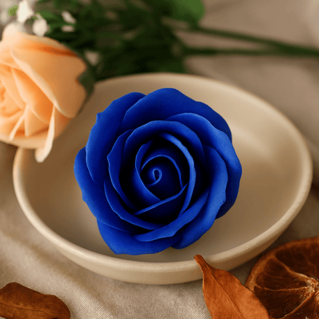 Soap Roses, Royal Blue 10 Pieces - SHAMTAM.COM