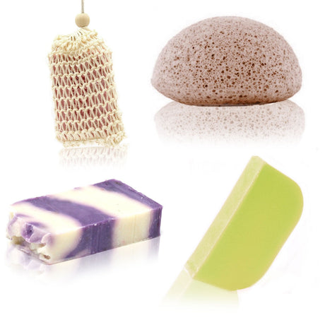 Soap, Solid Shampoo & Sponge Set - SHAMTAM.COM