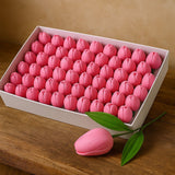 Soap Tulip Flowers Medium Pink 10 Pieces - SHAMTAM.COM