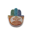 Handcrafted Soapstone Hamsa Incense Burner with Buddha Engraving for Spiritual Protection and Serenity - SHAMTAM.COM