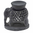 Elephant Oil Burner - Soapstone 10.5cm - SHAMTAM.COM